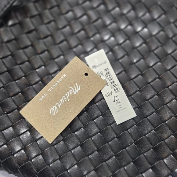 Madewell Women's Woven Crossbody Bag Black Tag - Picture 7 of 8